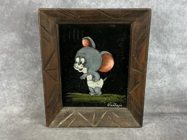 Tom & Jerry Cartoon Painting by Pantoja