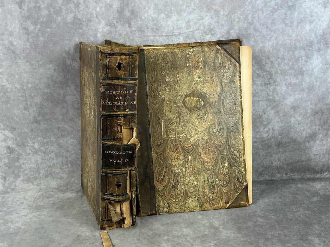 Two Volumes of "A History of All Nations" (1 of 11)