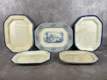 Staffordshire Pottery Platters