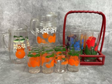 Juice Pitchers & Glasses