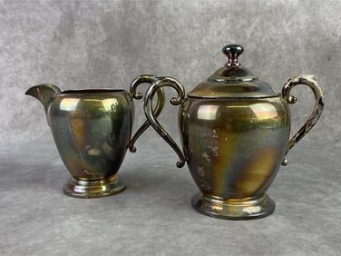 Sterling Silver Creamer & Sugarer