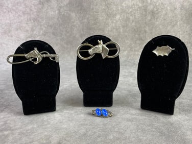 Sterling Silver Brooches