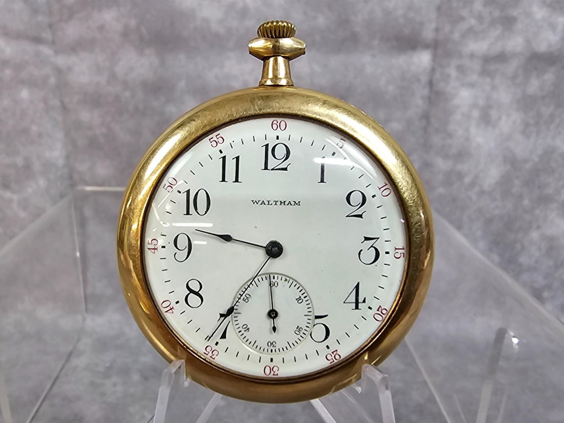 14K Gold Waltham Pocket Watch (1 of 5)