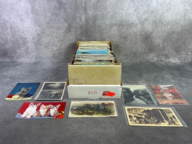 Approximately 700 Postcards