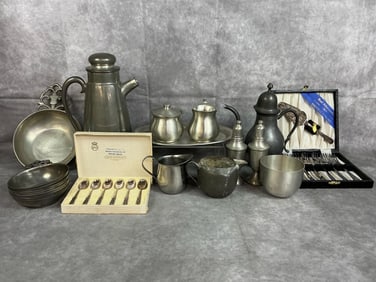 Pewter Serving Set