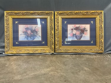 Pair of Floral Prints