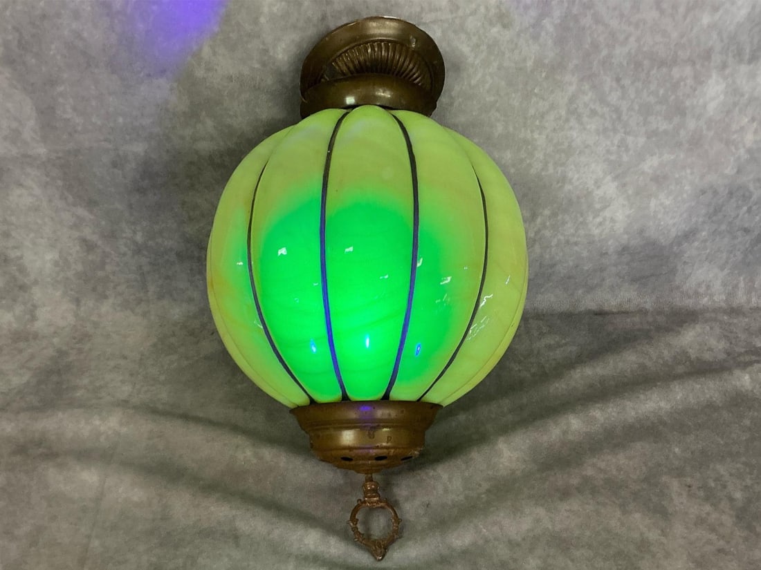 Art Deco Uranium Chandelier (1 of 10)