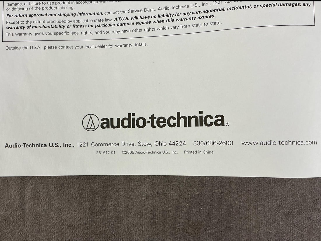 Audio-Technica Turntable - 7