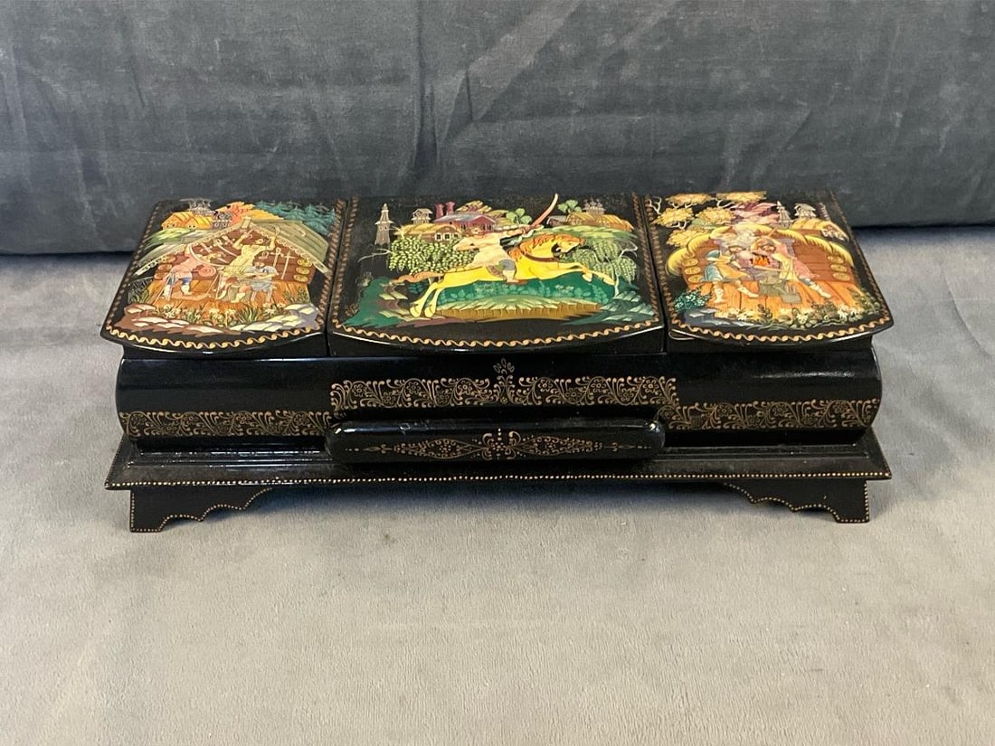 Russian Lacquer Box - 2