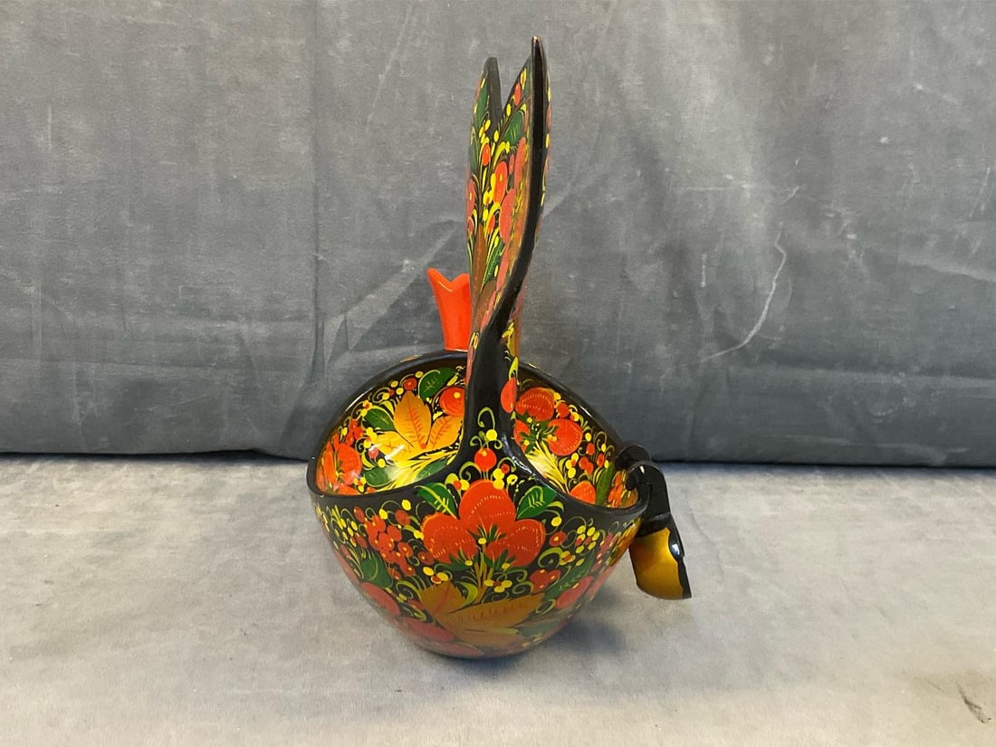 Russian Lacquered Bowl - 2