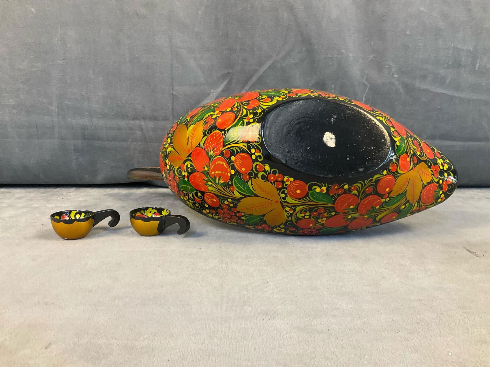 Russian Lacquered Bowl - 5