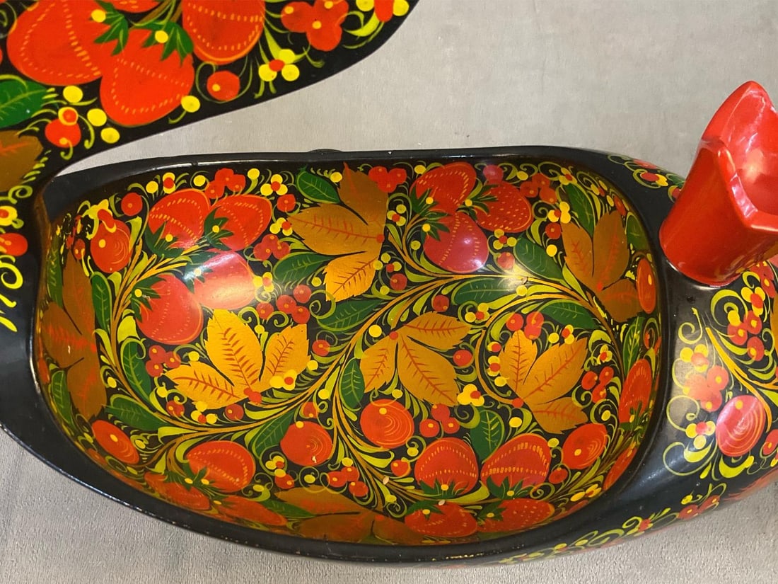 Russian Lacquered Bowl - 6