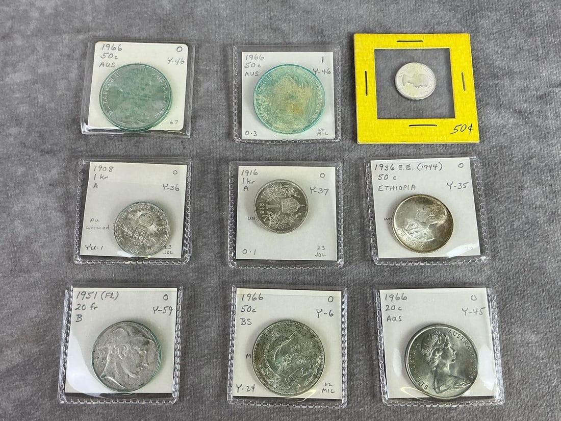 Foreign Silver Currency - 2