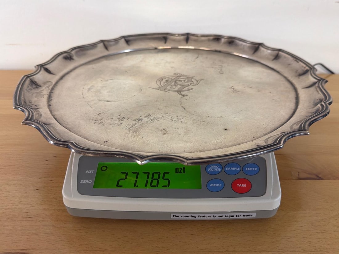 Sterling Silver Serving Tray - 6