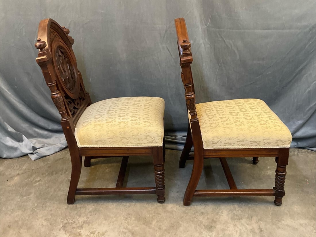 Jacobean Style Chairs - 3