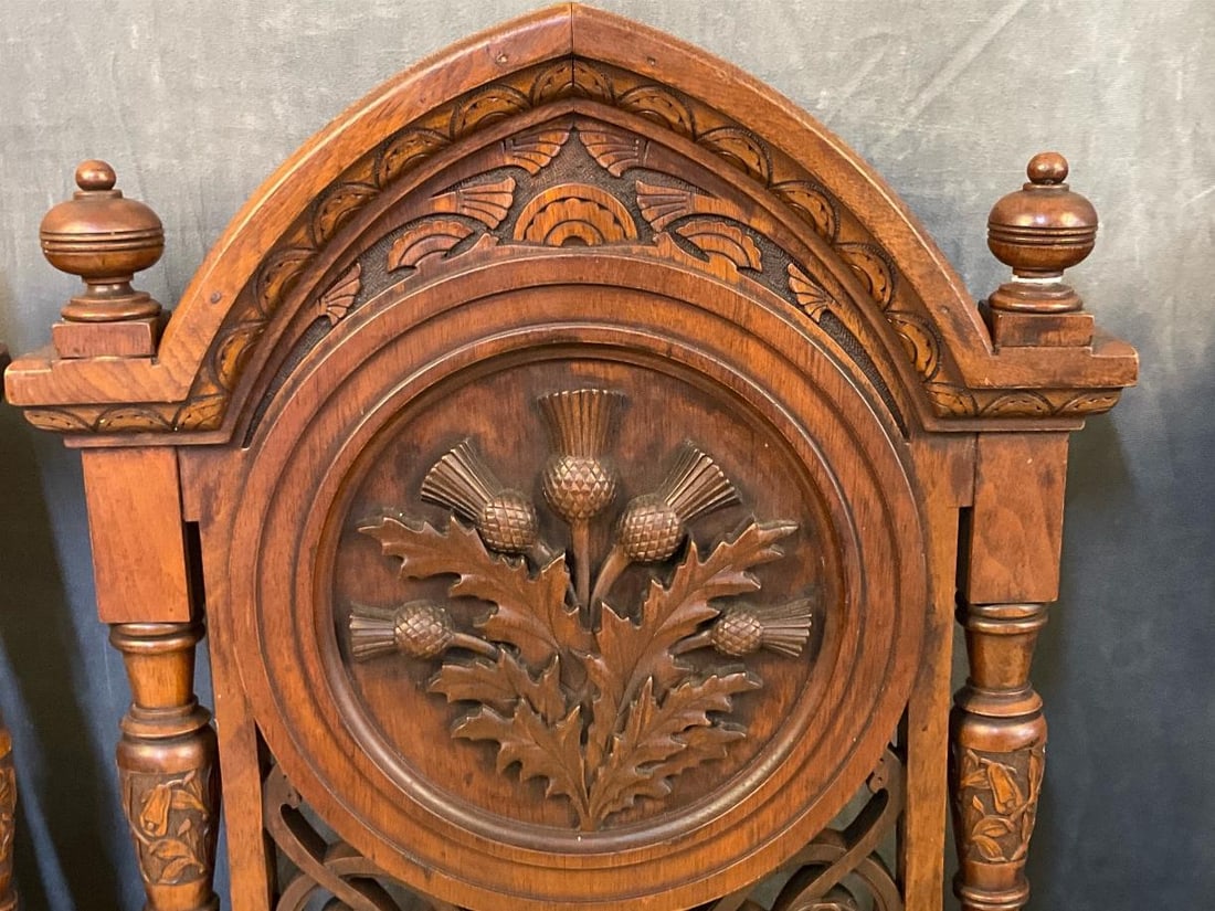 Jacobean Style Chairs - 9