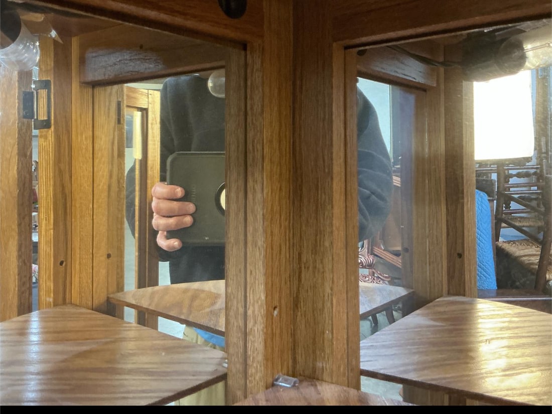 Corner Curio Cabinet - 5