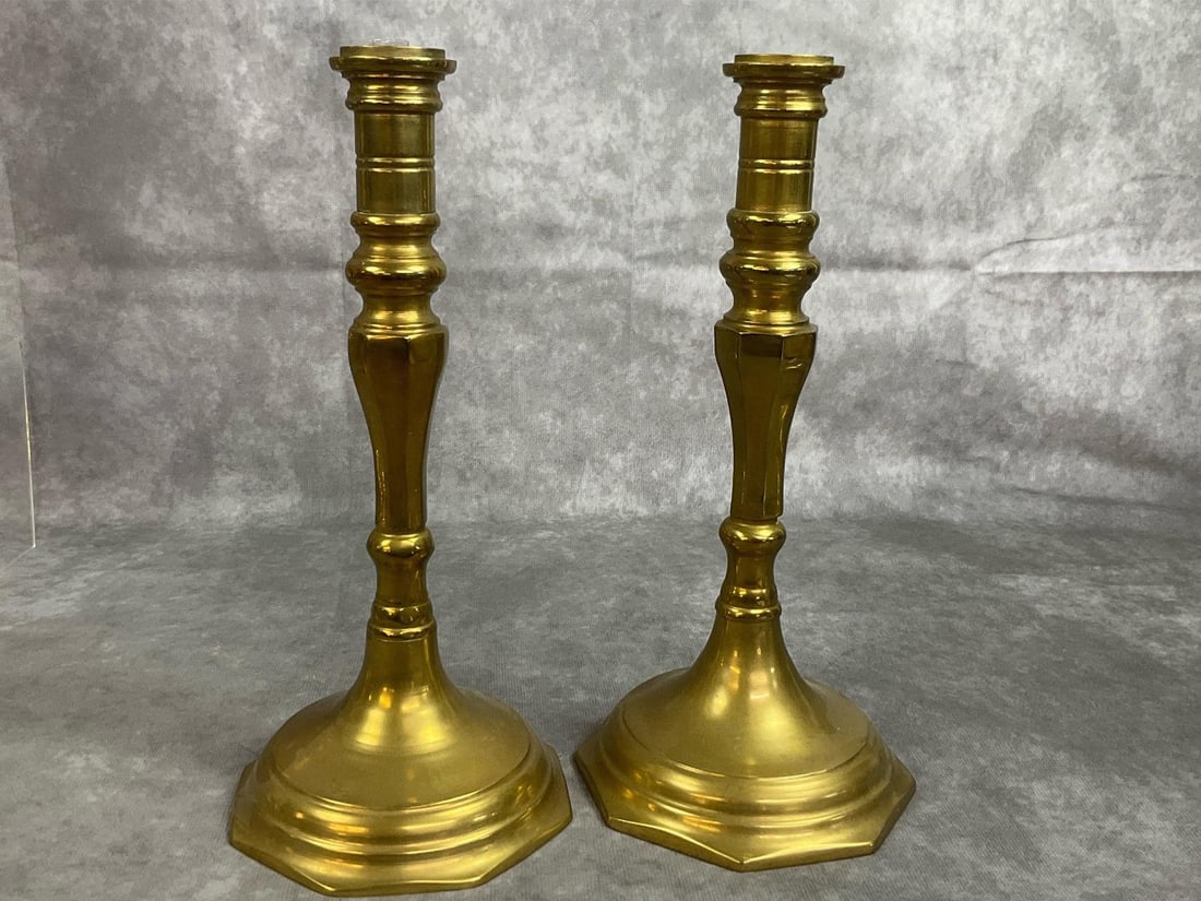 Brass Candlestick Holders - 2