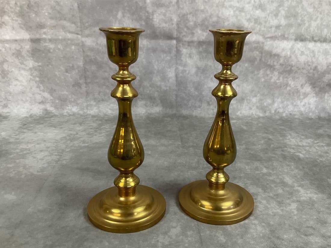 Brass Candlestick Holders - 7