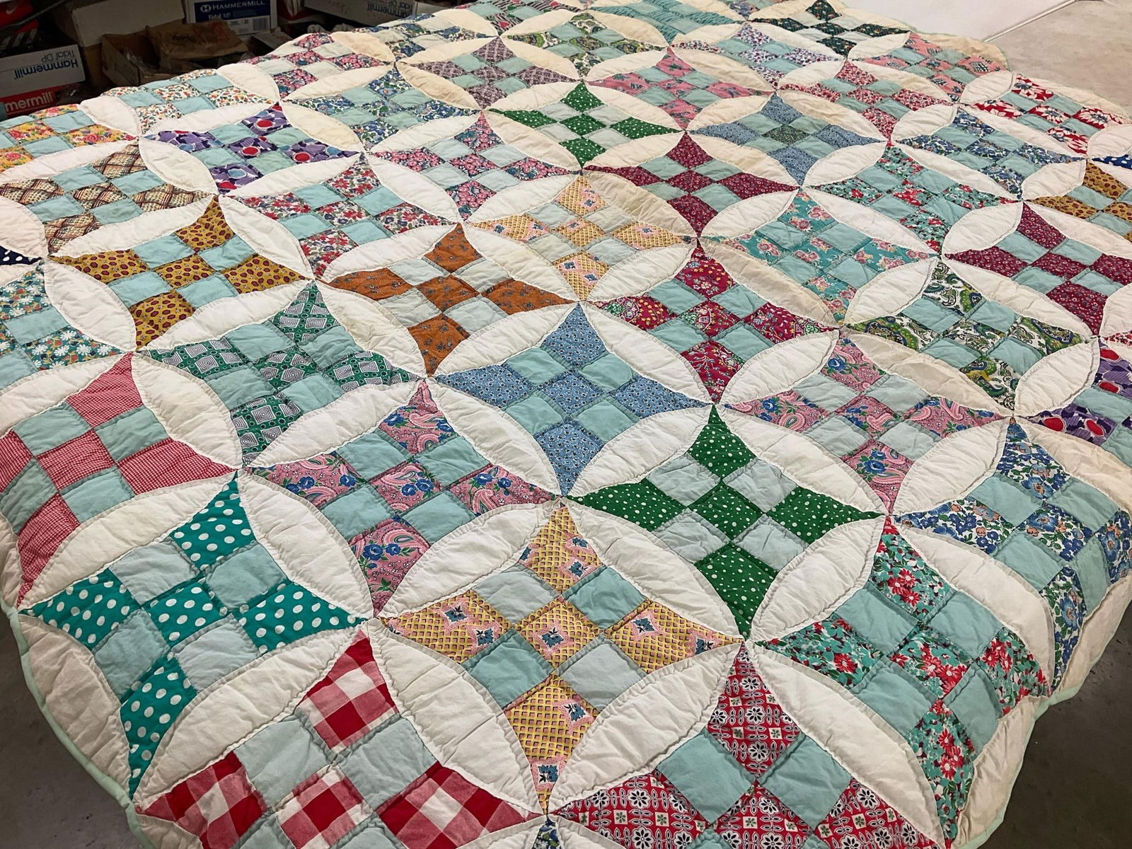 Cathedral Window Quilt - 2