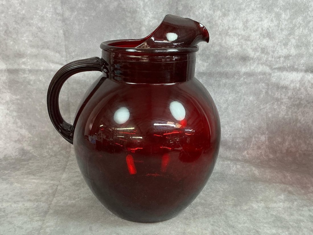 Royal Ruby Red Anchor Hocking - 2