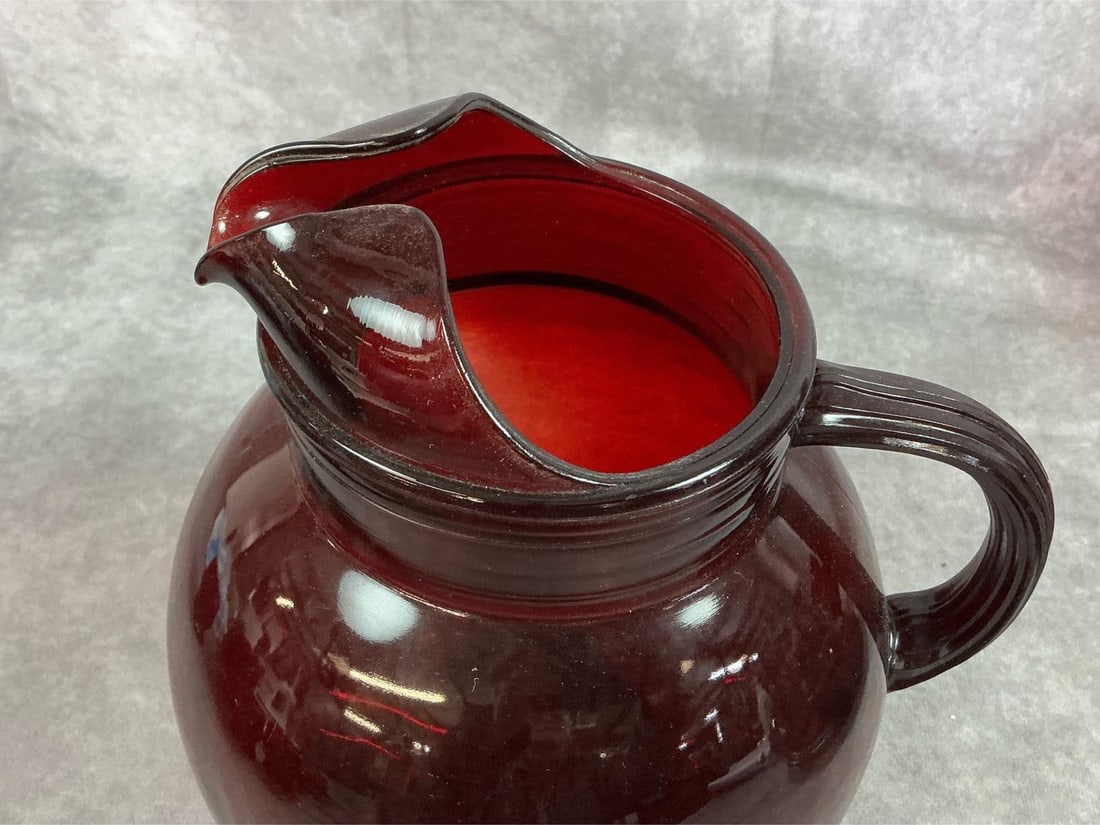 Royal Ruby Red Anchor Hocking - 3