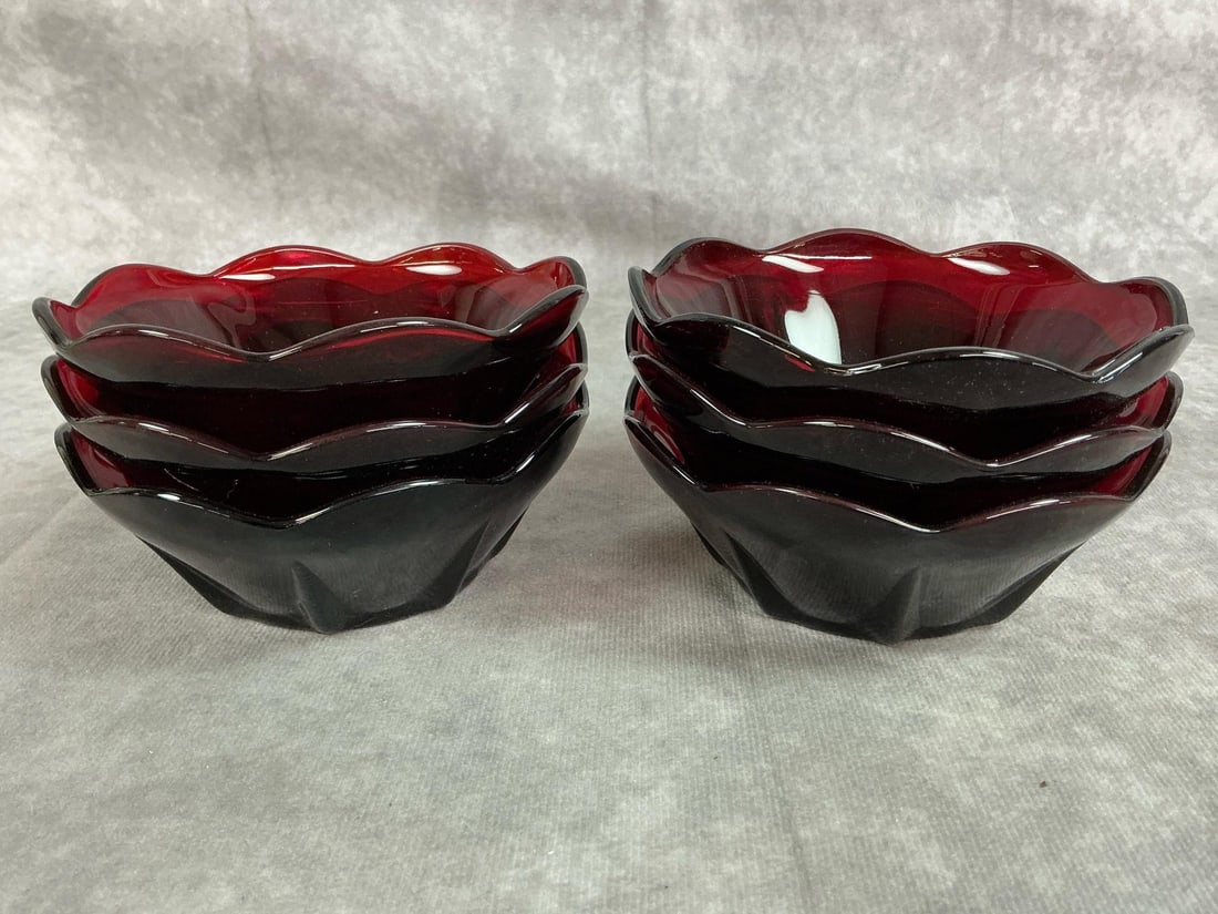 Royal Ruby Red Anchor Hocking - 6