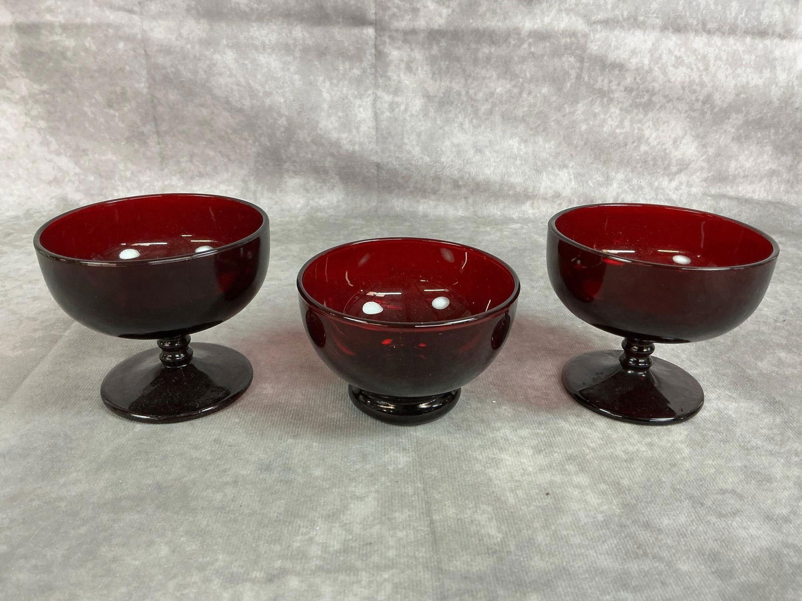 Royal Ruby Red Anchor Hocking - 8