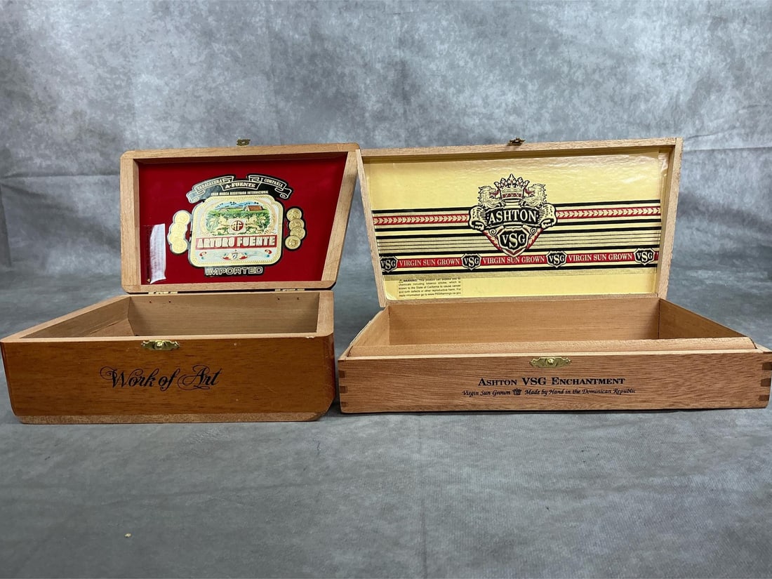Wooden Cigar Boxes - 2