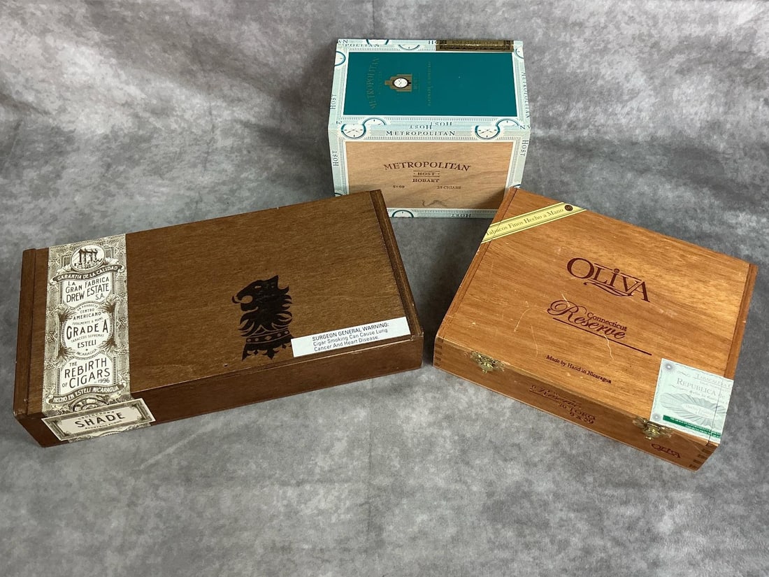 Wooden Cigar Boxes - 6