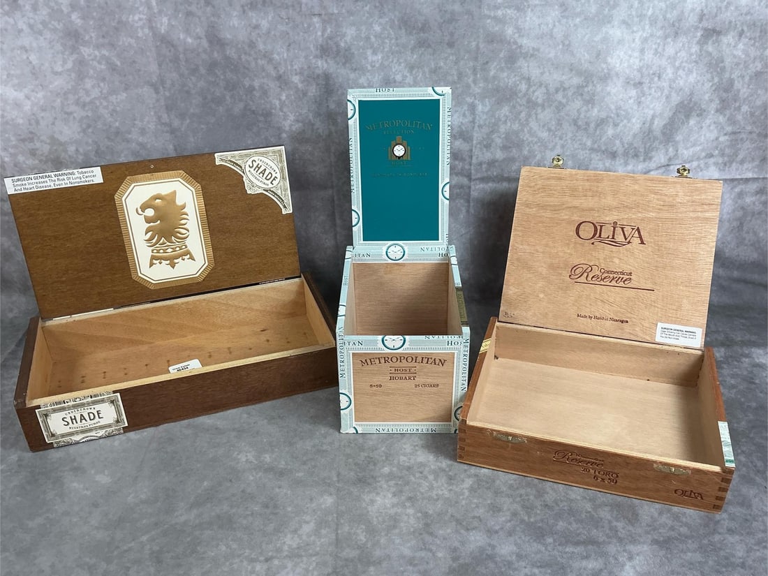 Wooden Cigar Boxes - 7