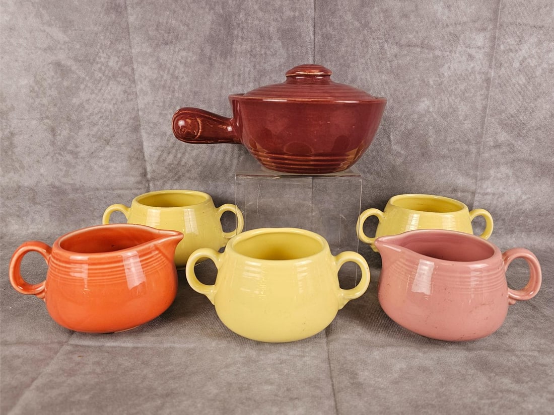 Fiestaware Cream & Sugars (1 of 11)