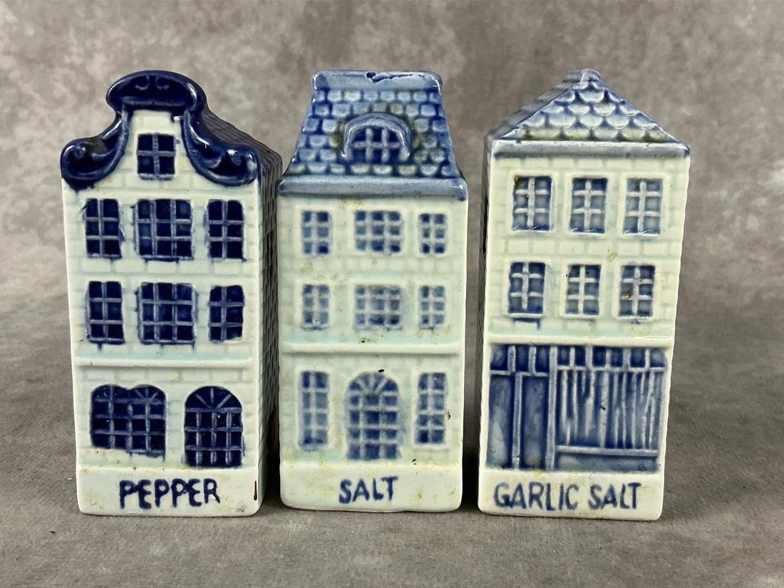 Delft Blue Spice Jars - 7