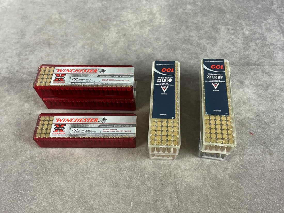 Winchester 22 Long Rifle and CCI 22 Long Rifle Ammunition (1 of 5)