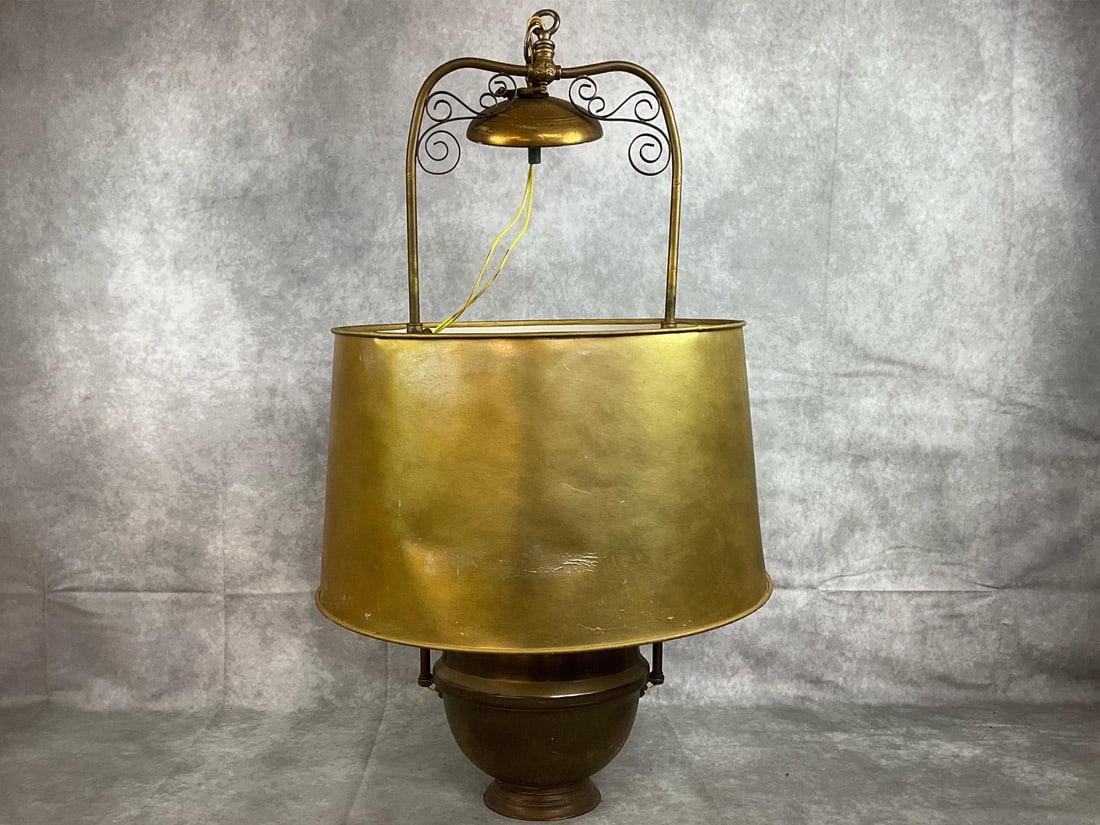 Antique Brass Hanging Light (1 of 5)