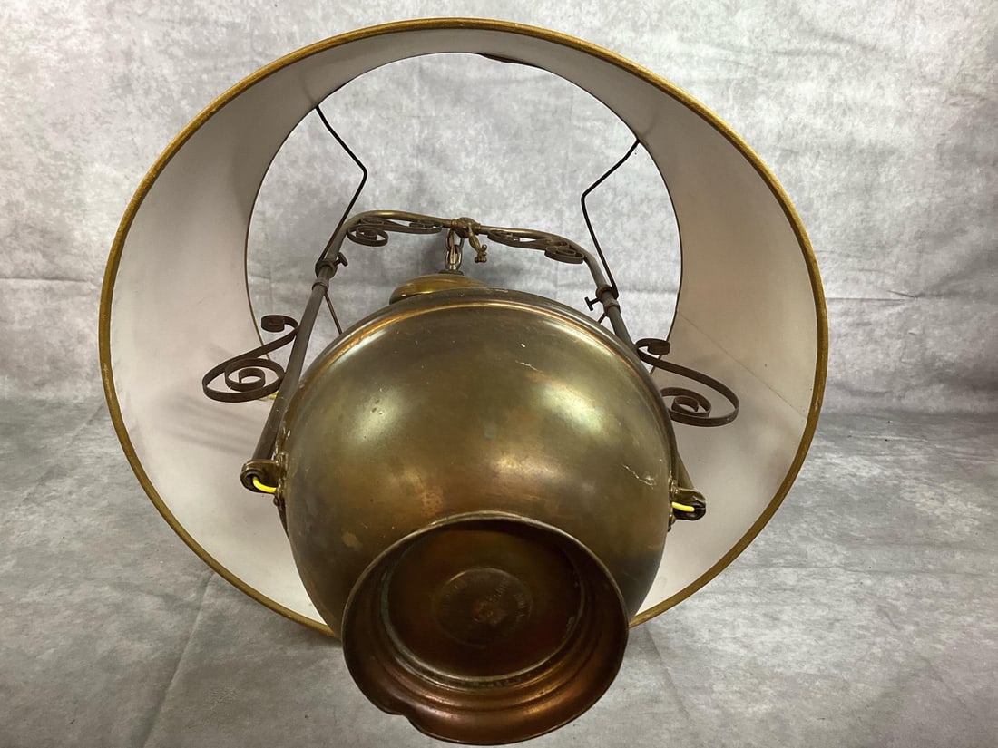 Antique Brass Hanging Light - 4