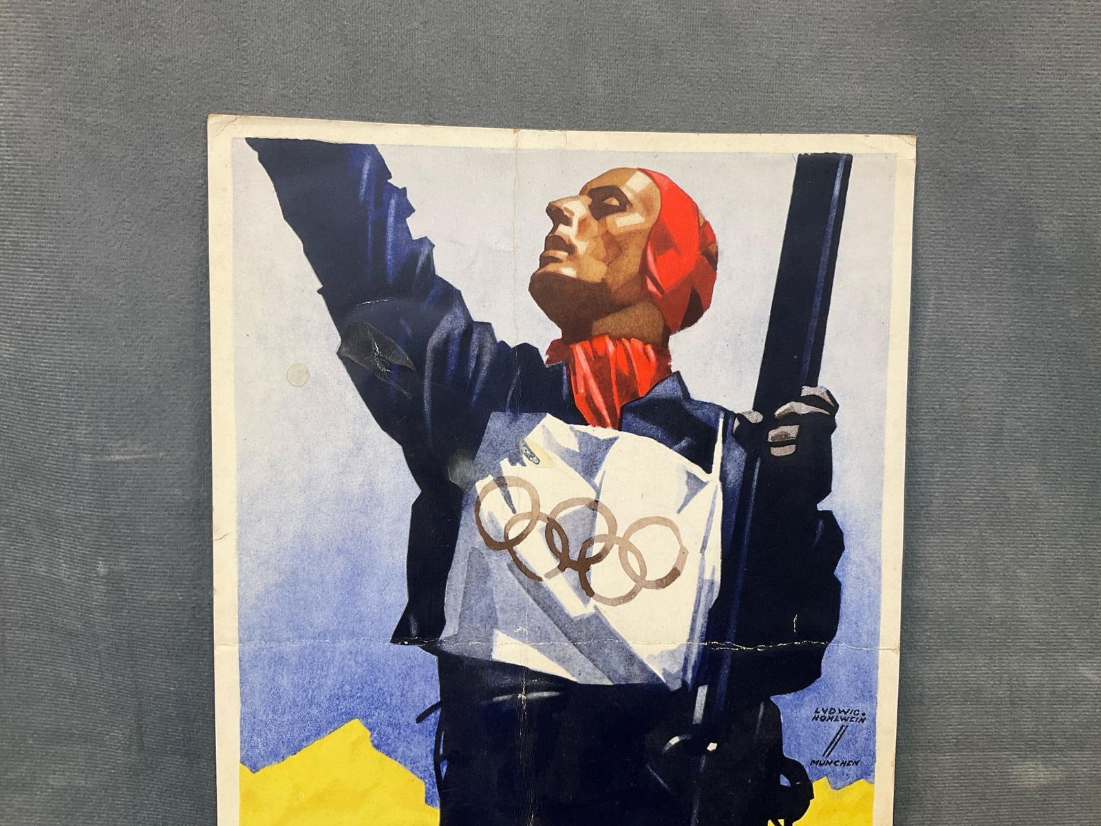 German Olympics 1936 Winter Poster - 3