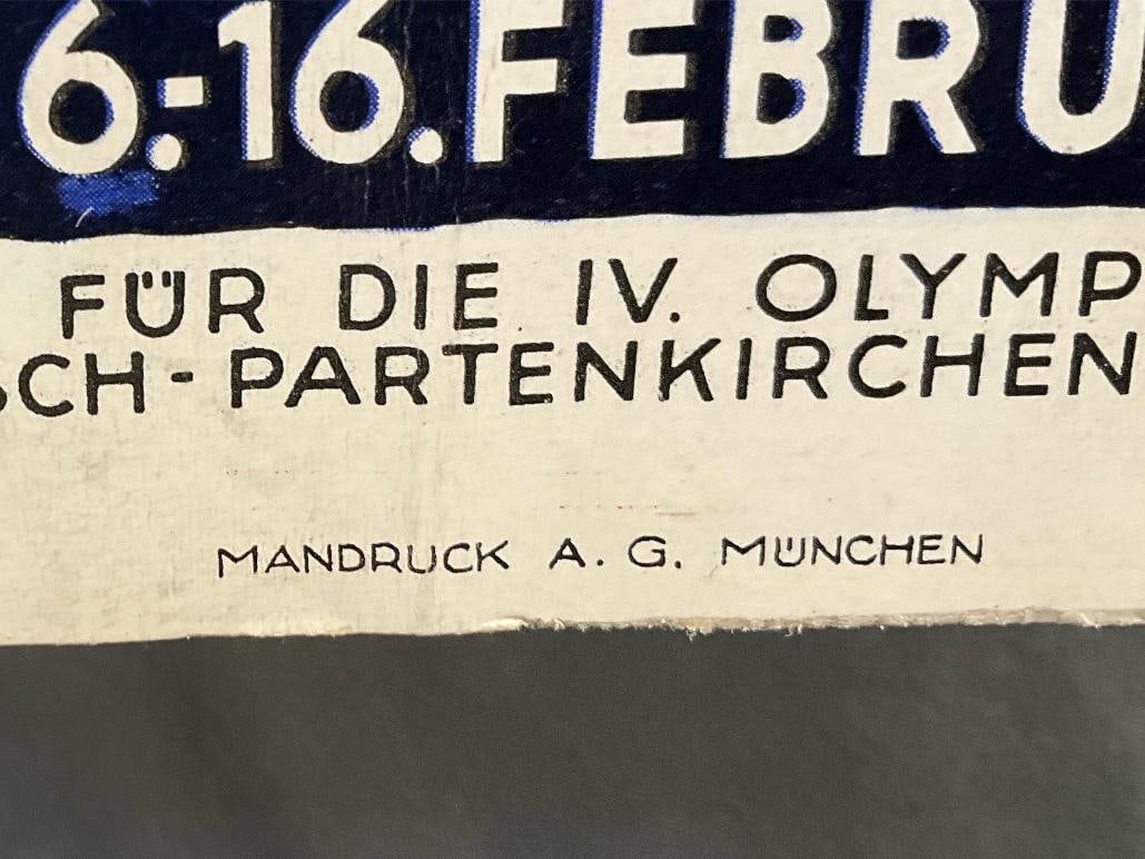 German Olympics 1936 Winter Poster - 6