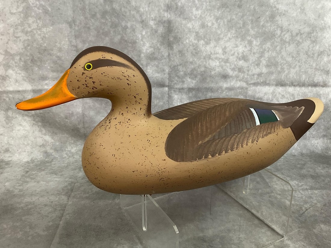 Hand Painted Decoy Duck (1 of 4)