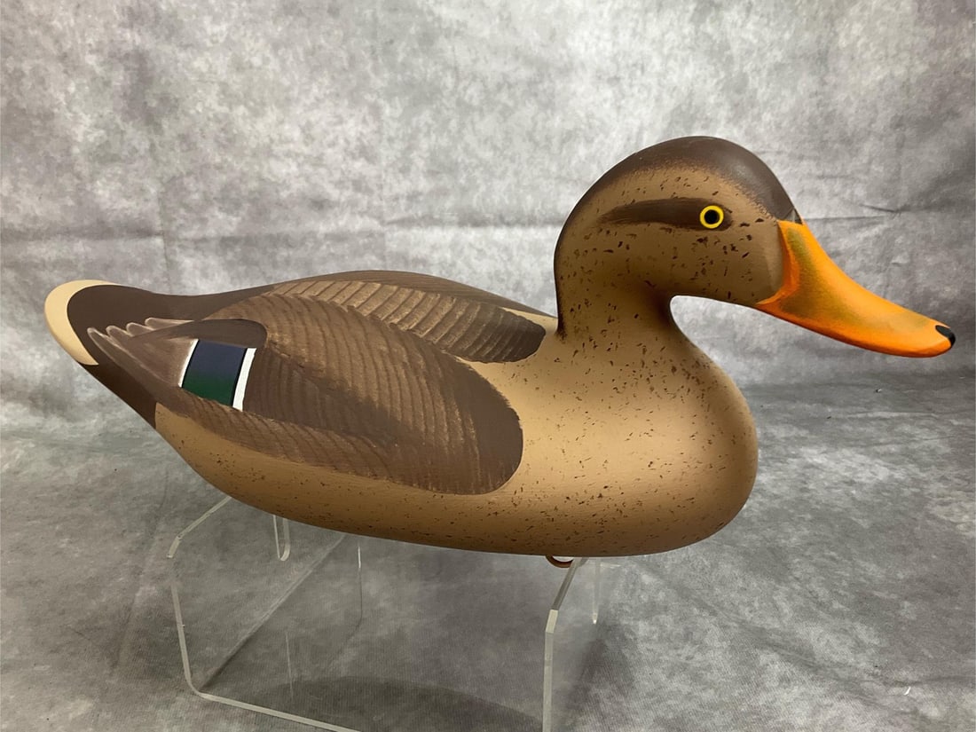 Hand Painted Decoy Duck - 3