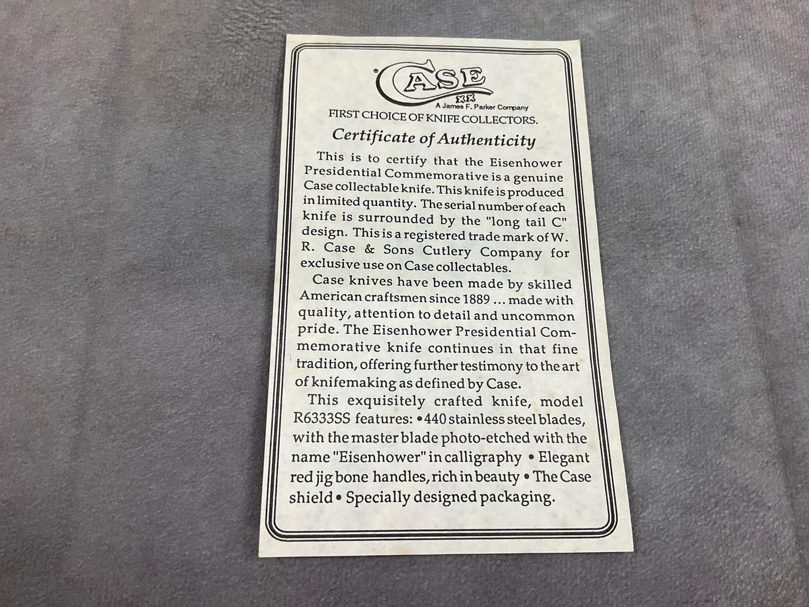 Eisenhower Case Knife - 5