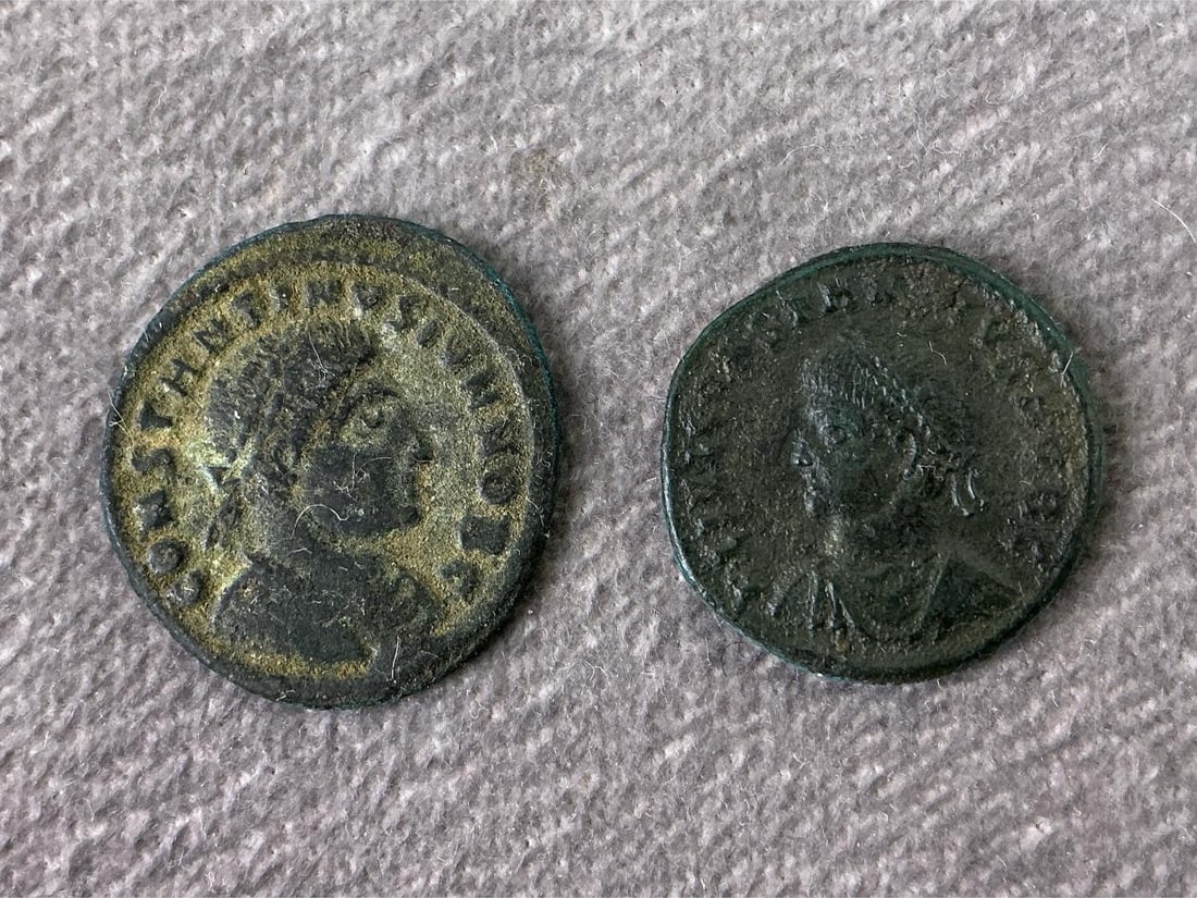 Anicent Roman Follis Coins (1 of 7)