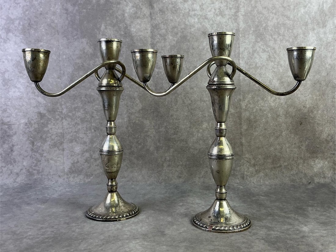 Sterling Silver Candelabras (1 of 8)