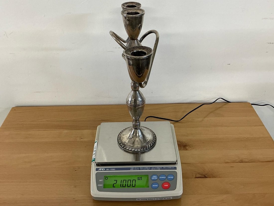 Sterling Silver Candelabras - 7