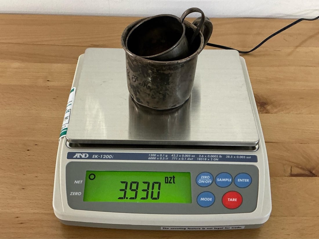 Sterling Silver Cups - 8