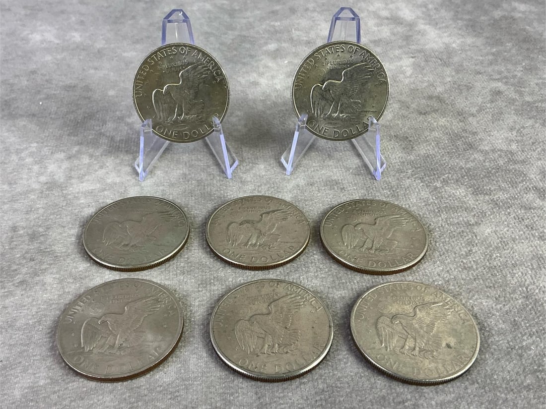 1971 Eisenhower Dollar Coins - 3