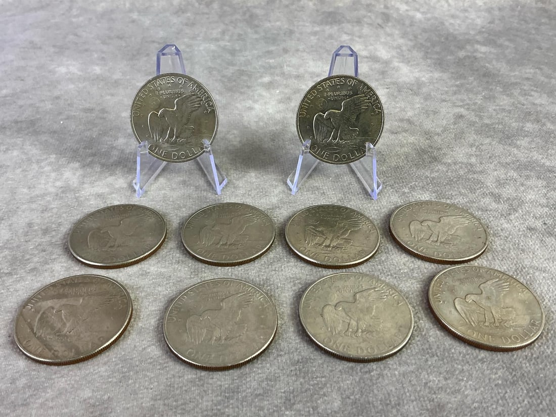 1971 Eisenhower Dollar Coins - 5