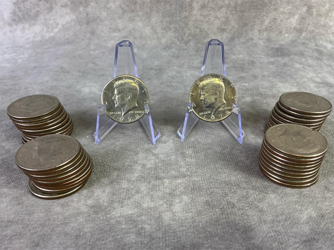 1972 Kennedy Halves - 2