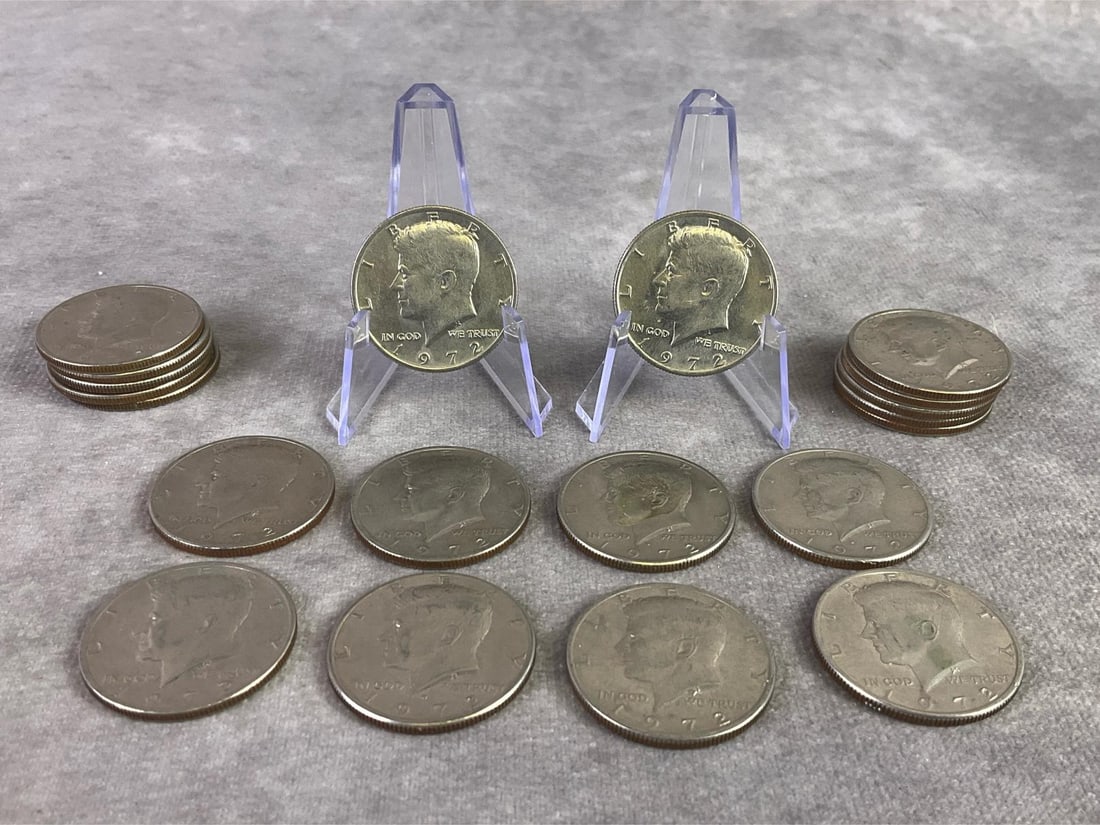 1972 Kennedy Half Dollars (1 of 5)
