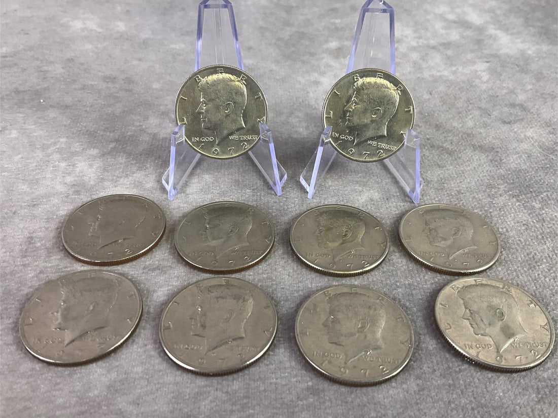 1972 Kennedy Half Dollars - 2